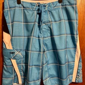 Rip Curl Blue Men's Swim Board Shorts 34